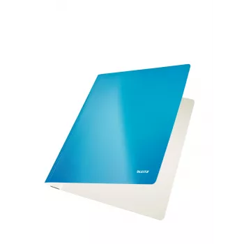 Leitz plokščioji byla „WOW“, A4, kartoninė, mėlyna, metaliko, 250 lapų, 240 mm, 3 mm