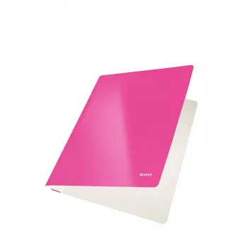 Leitz plokščias segtuvas kortelėms/lentelėms WOW A4, A4, kartonas, metalinė, rožinė, 250 lapų, 240 mm, 3 mm