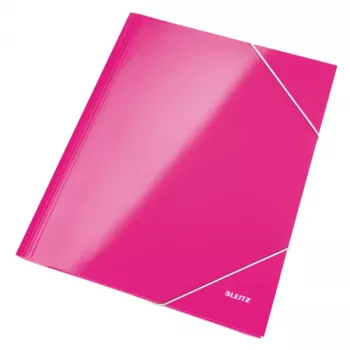 Leitz 3-Flap Folder WOW Card/POB A4, A4, polipropilenas (PP), rožinis, 250 lapų, 80 g/m², popierius