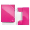 Leitz 3-Flap Folder WOW Card/POB A4, A4, polipropilenas (PP), rožinis, 250 lapų, 80 g/m², popierius