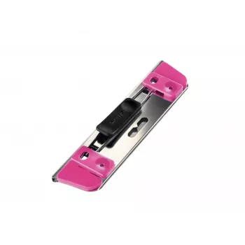 Leitz skylamušis Active WOW LAF, 2 lapams, metalinė, rožinė, plastikas, nerūdijantis plienas, 8 cm, 5,5 mm, 30 g