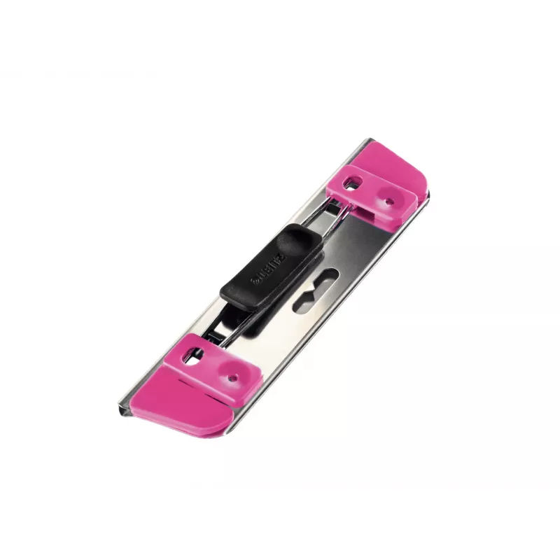Leitz skylamušis Active WOW LAF, 2 lapams, metalinė, rožinė, plastikas, nerūdijantis plienas, 8 cm, 5,5 mm, 30 g