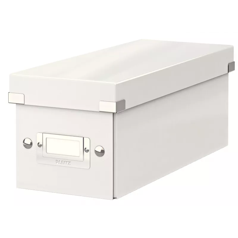 Leitz Click & Store WOW CD laikymo dėžutė, balta, kartoninė, 143 mm, 352 mm, 136 mm, 440 g