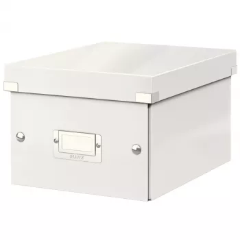 Leitz Click & Store WOW maža laikymo dėžutė, balta, kartoninė, 7,4 l, 200 x 250 x 148 mm, 540 g, 1 vnt.