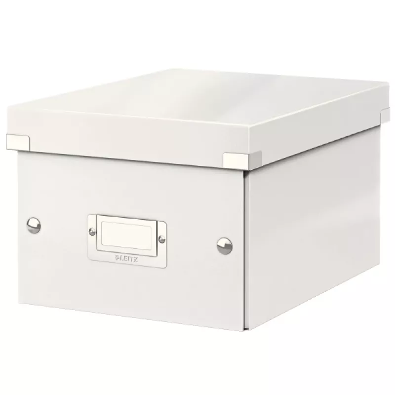 Leitz Click & Store WOW maža laikymo dėžutė, balta, kartoninė, 7,4 l, 200 x 250 x 148 mm, 540 g, 1 vnt.
