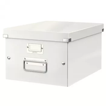 Leitz Click & Store WOW vidutinio dydžio laikymo dėžė, balta, kartoninė, 16,7 L, 265 x 335 x 188 mm, 900 g, 1 vnt.