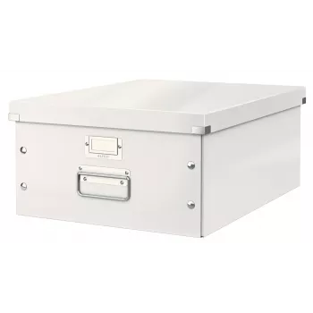 Leitz Click & Store WOW didelė archyvavimo dėžutė, balta, kartoninė, 369 mm, 482 mm, 200 mm, 1,28 kg