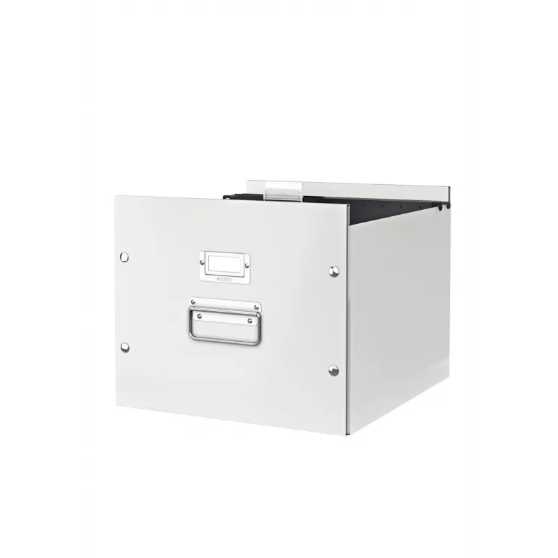 Leitz Click & Store WOW pakabinamų bylų dėžė, balta, kartonas, 1,21 kg