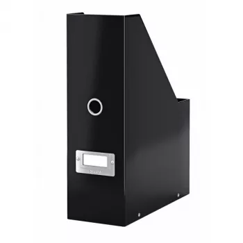 Leitz Click & Store WOW žurnalų dėtuvė, juoda, kartoninė, 103 mm, 253 mm, 330 mm, 95 x 245 x 310 mm