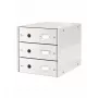 Leitz Click & Store WOW stalčių spintelė (3 stalčiai), balta, kartonas, 286 mm, 282 mm, 330 x 251 x 59 mm, 2,21 kg