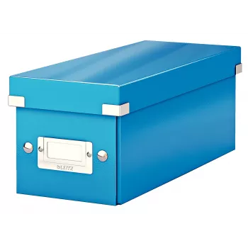 Leitz Click & Store WOW CD laikymo dėžutė, mėlyna, kartonas, 143 mm, 352 mm, 136 mm, 440 g