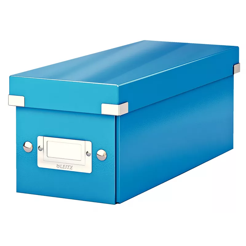 Leitz Click & Store WOW CD laikymo dėžutė, mėlyna, kartonas, 143 mm, 352 mm, 136 mm, 440 g