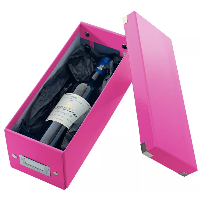Leitz Click & Store WOW CD laikymo dėžutė, rožinė, kartonas, 143 mm, 352 mm, 136 mm, 440 g