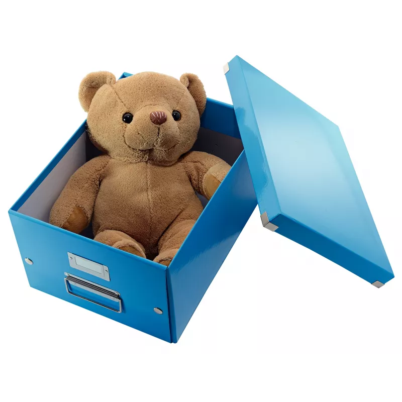 Leitz Click & Store WOW vidutinė saugojimo dėžė, mėlyna, kartonas, 16,7 l, 281 mm, 200 mm, 265 x 335 x 188 mm