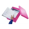 Leitz Click & Store WOW vidutinė saugojimo dėžė, rožinė, kartonas, 16,7 L, 281 mm, 200 mm, 265 x 335 x 188 mm
