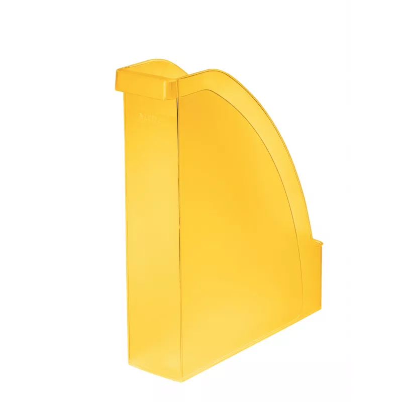 Leitz žurnaldėžė Plus Standard, geltona, plastikinė, A4, 7 cm, 78 mm, 278 mm