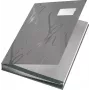 Leitz Design Signature knyga su 18 skirtukų A4, pilka, kartonas, A4, 240 mm, 25 mm, 320 mm
