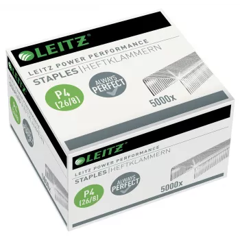 Leitz kabės Power Performance P4 26/8 dėžutė 5000 vnt.