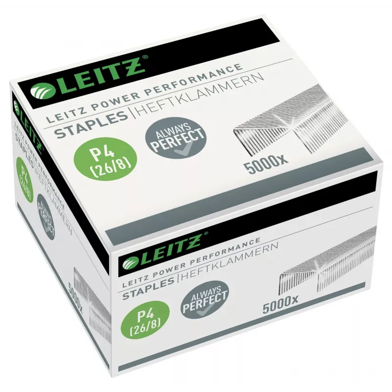 Leitz kabės Power Performance P4 26/8 dėžutė 5000 vnt.