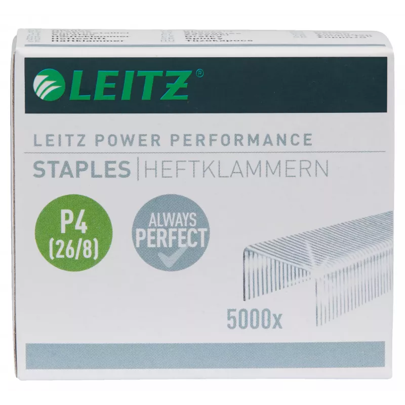 Leitz kabės Power Performance P4 26/8 dėžutė 5000 vnt.
