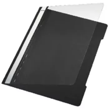 Leitz Standard plastikinis segtuvas juodas A4 PVC (25) ataskaitų aplankas