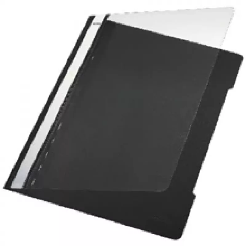 Leitz Standard plastikinis segtuvas juodas A4 PVC (25) ataskaitų aplankas