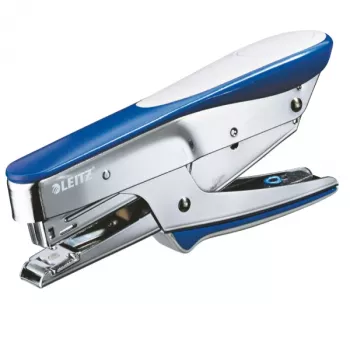 Leitz Plier 5545, 15 lapų, į viršų įdedamas segiklis, 15 lapų, Mėlynas, Metalinis, P2, Metalas, Plastikas, 4.35 cm, Viršus