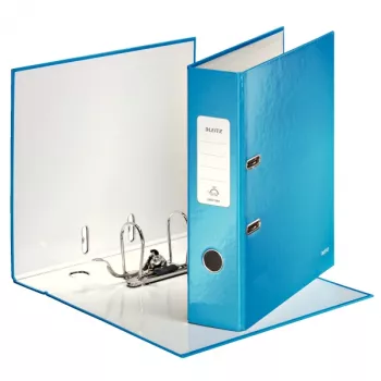 Leitz Lever Arch File 180° WOW POB/Laminated A4/80mm, A4, Carton, Blue, 600 sheets, 80 g/m², 8 cm