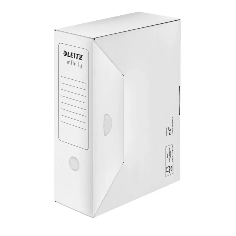 Leitz Archiving Box Infinity FSC® 100 mm, balta, A4, 160 g, 100 x 330 x 255 mm