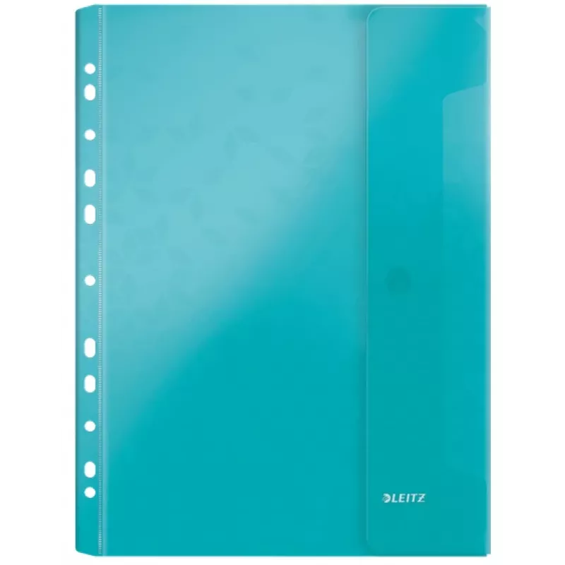 Leitz kišenė su atvartu WOW A4 PP asorti, A4, Įvairių spalvų, Polipropilenas (PP), 0,2 mm, 235 mm, 4 mm