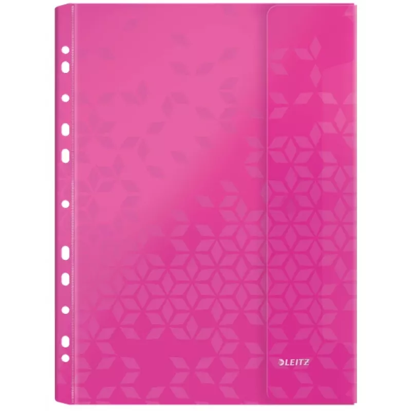 Leitz kišenė su atvartu WOW A4 PP asorti, A4, Įvairių spalvų, Polipropilenas (PP), 0,2 mm, 235 mm, 4 mm