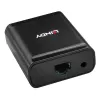 Lindy 60 m 4 prievadų USB 2.0 Cat.6 prailgintuvas, USB 2.0, RJ-45, USB 2.0, juodas, metalinis, 52 mm, 60 mm