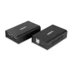 Lindy 100m 2 prievadų USB 2.0 Cat.6 plėtiklis, AV siųstuvas ir imtuvas, 100 m, laidinis, juodas