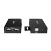 Lindy 100m 2 prievadų USB 2.0 Cat.6 plėtiklis, AV siųstuvas ir imtuvas, 100 m, laidinis, juodas