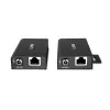 Lindy 100m 2 prievadų USB 2.0 Cat.6 plėtiklis, AV siųstuvas ir imtuvas, 100 m, laidinis, juodas