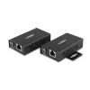 Lindy 100m 2 prievadų USB 2.0 Cat.6 plėtiklis, AV siųstuvas ir imtuvas, 100 m, laidinis, juodas