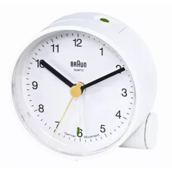 Braun BNC 001 kvarcinis žadintuvas baltas