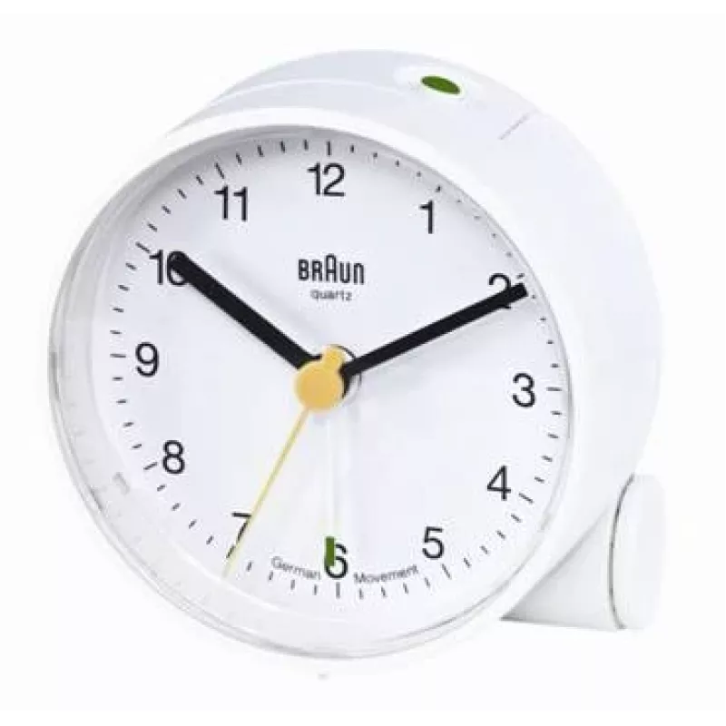 Braun BNC 001 kvarcinis žadintuvas baltas
