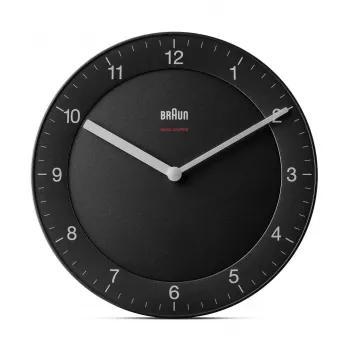 Braun BC06B-DCF Kvarcinis laikrodis Apskritimas Juodas