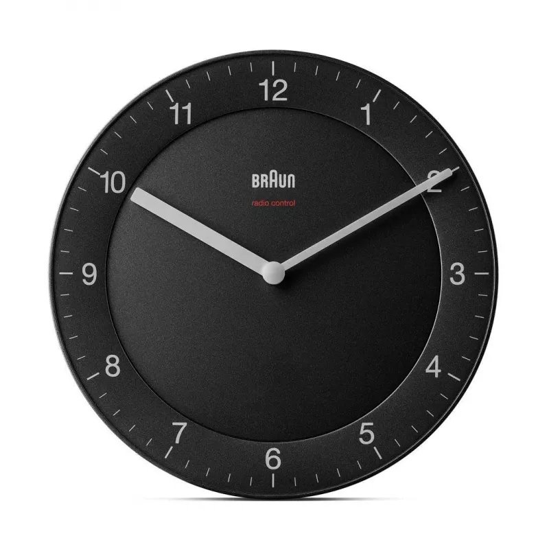 Braun BC06B-DCF Kvarcinis laikrodis Apskritimas Juodas