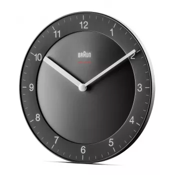 Braun BC06B-DCF Kvarcinis laikrodis Apskritimas Juodas
