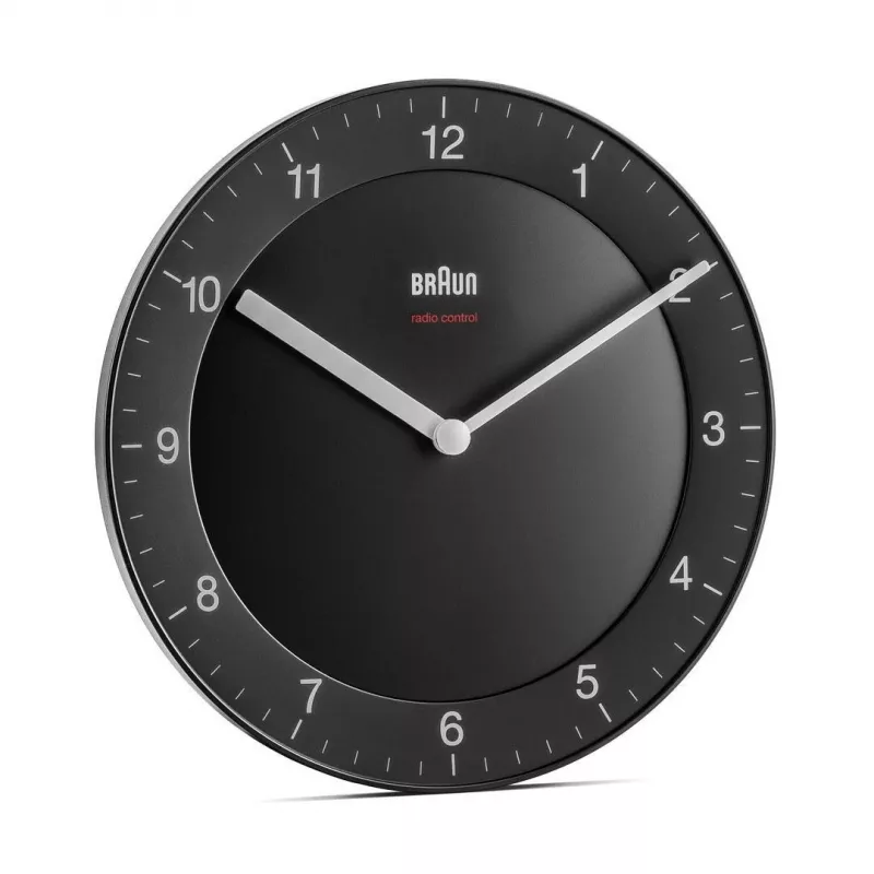 Braun BC06B-DCF Kvarcinis laikrodis Apskritimas Juodas