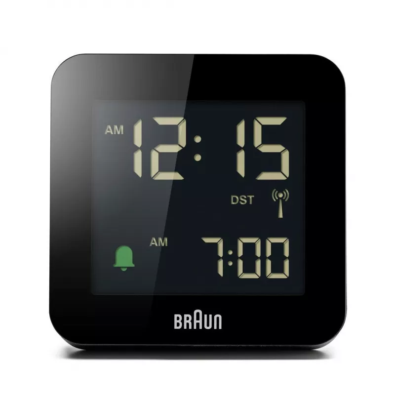 Braun BC09-DCF skaitmeninis žadintuvas, juodas