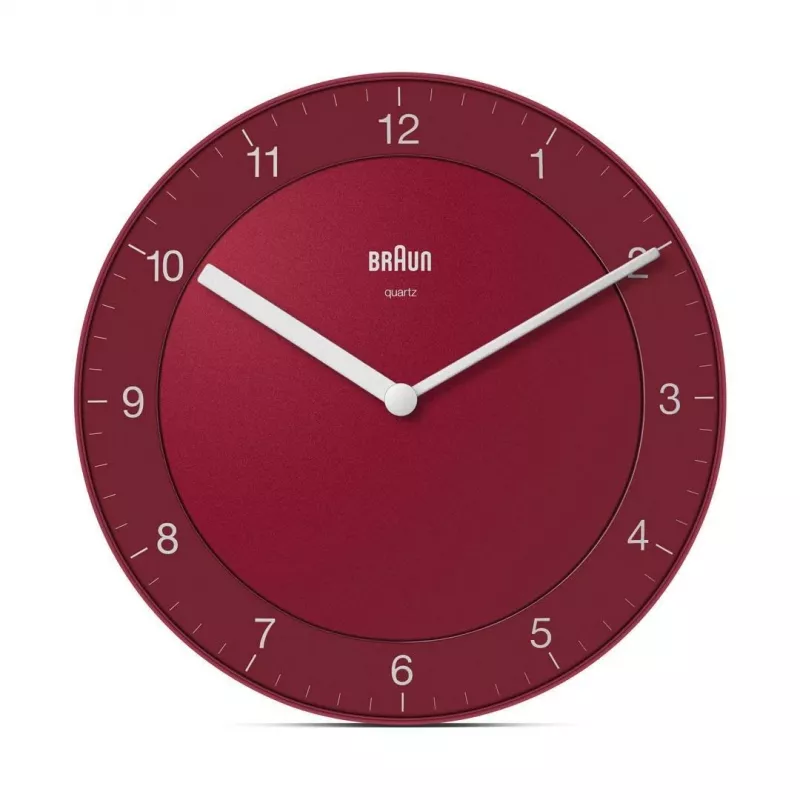 Braun BC06R-DCF kvarcinis laikrodis Circle raudonas