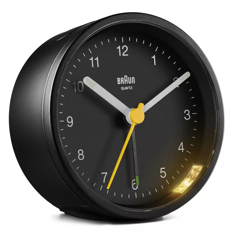 Braun BC12 kvarcinis žadintuvas Juoda