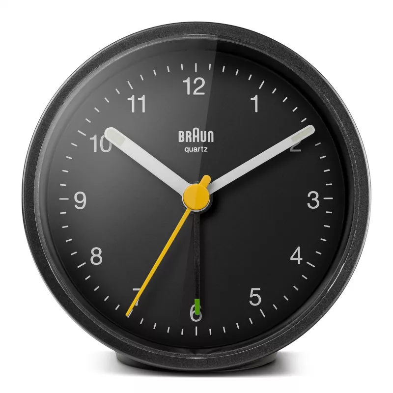 Braun BC12 kvarcinis žadintuvas Juoda