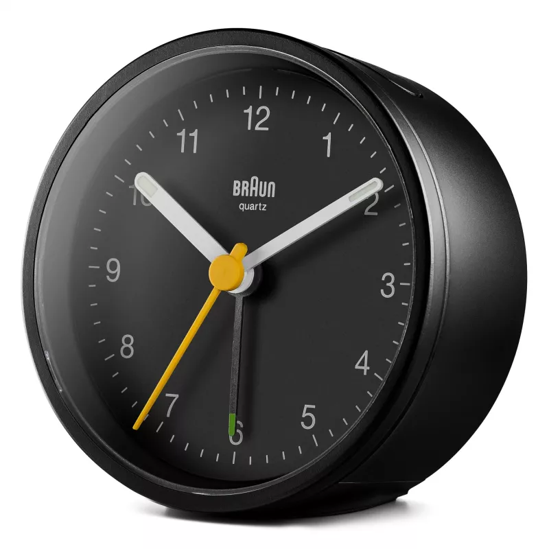 Braun BC12 kvarcinis žadintuvas Juoda