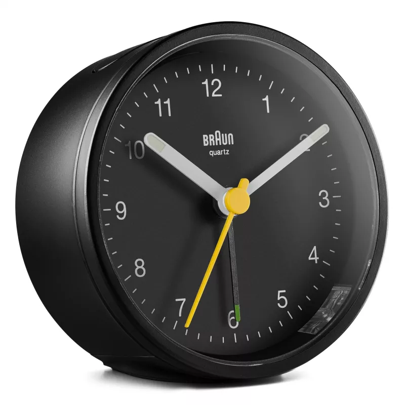 Braun BC12 kvarcinis žadintuvas Juoda