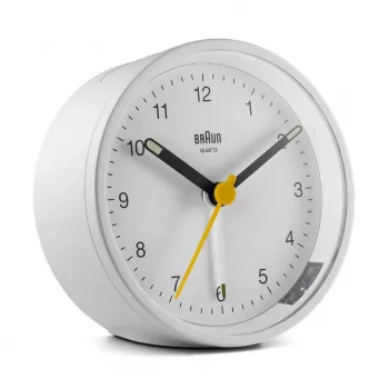 Braun BC12W Kvarcinis žadintuvas, baltas