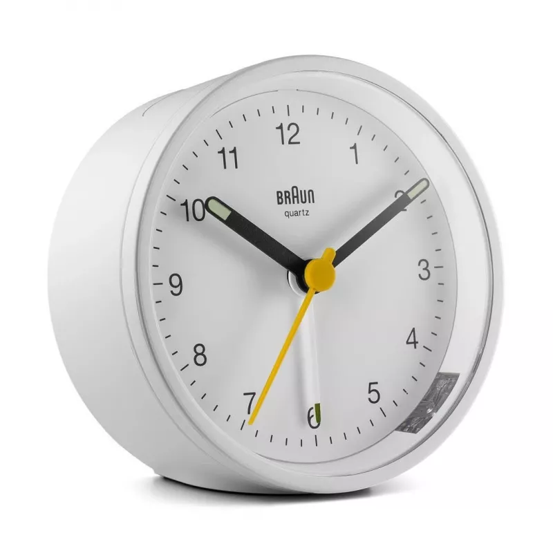 Braun BC12W Kvarcinis žadintuvas, baltas